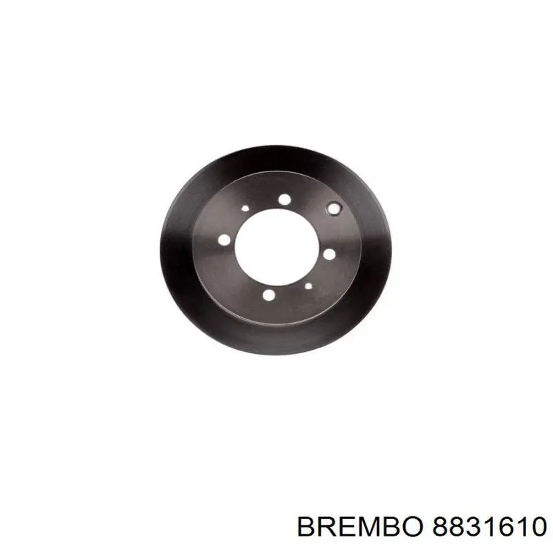 8831610 Brembo disco de freno trasero