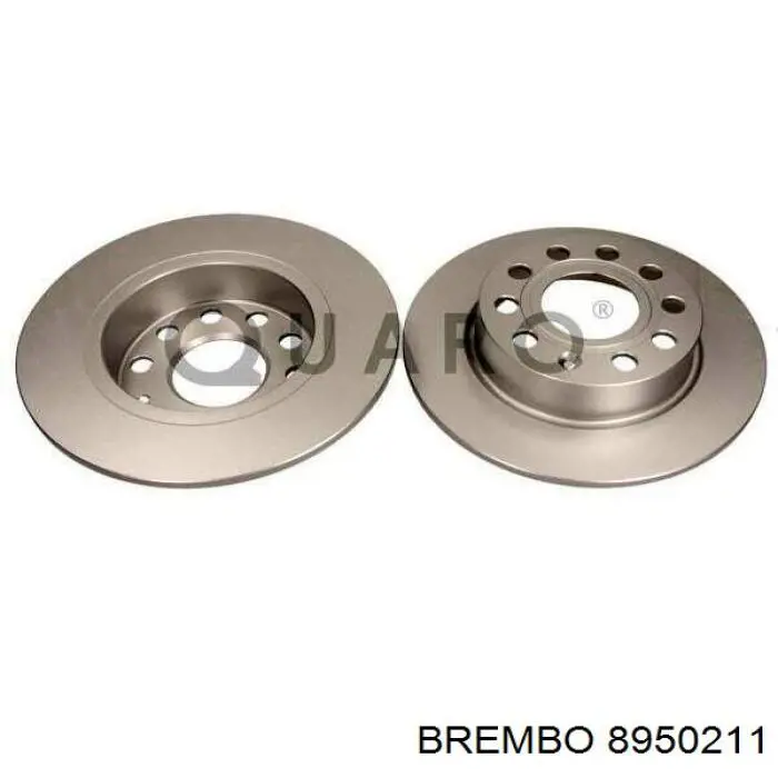 8950211 Brembo disco de freno trasero