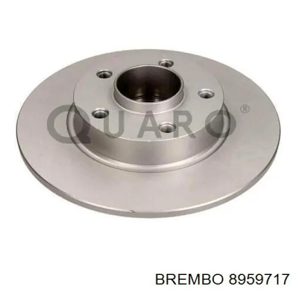 8959717 Brembo disco de freno trasero