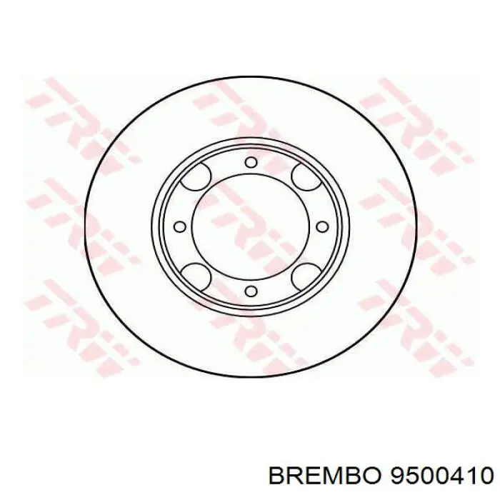 Freno de disco delantero Hyundai Accent 1