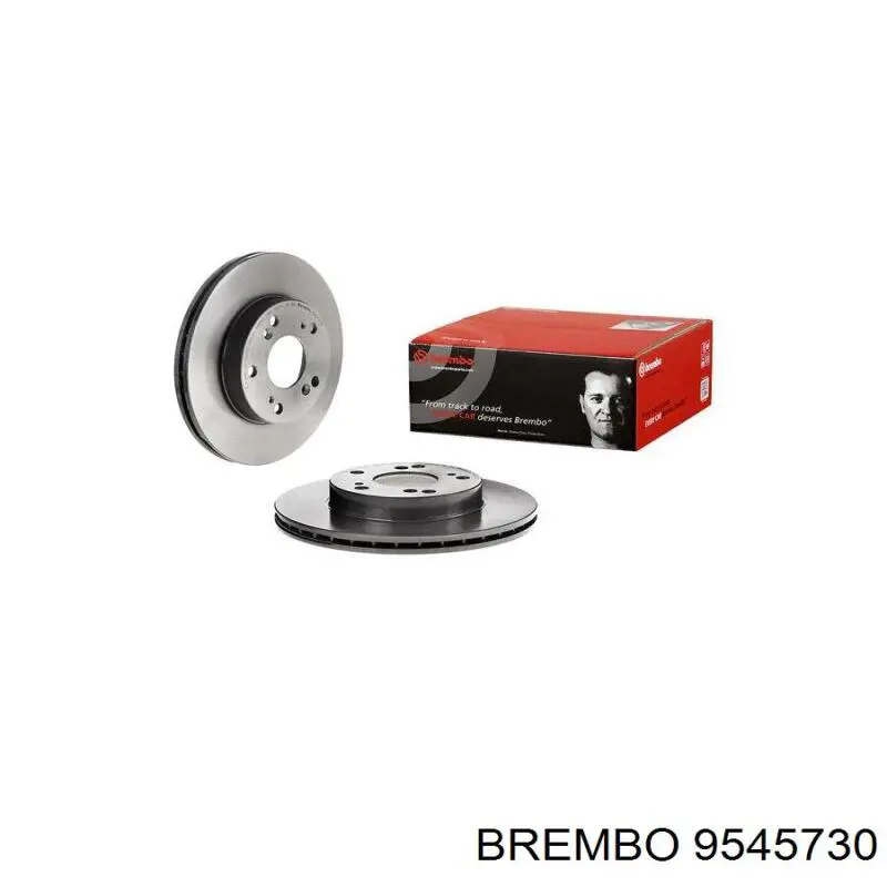 9545730 Brembo freno de disco delantero