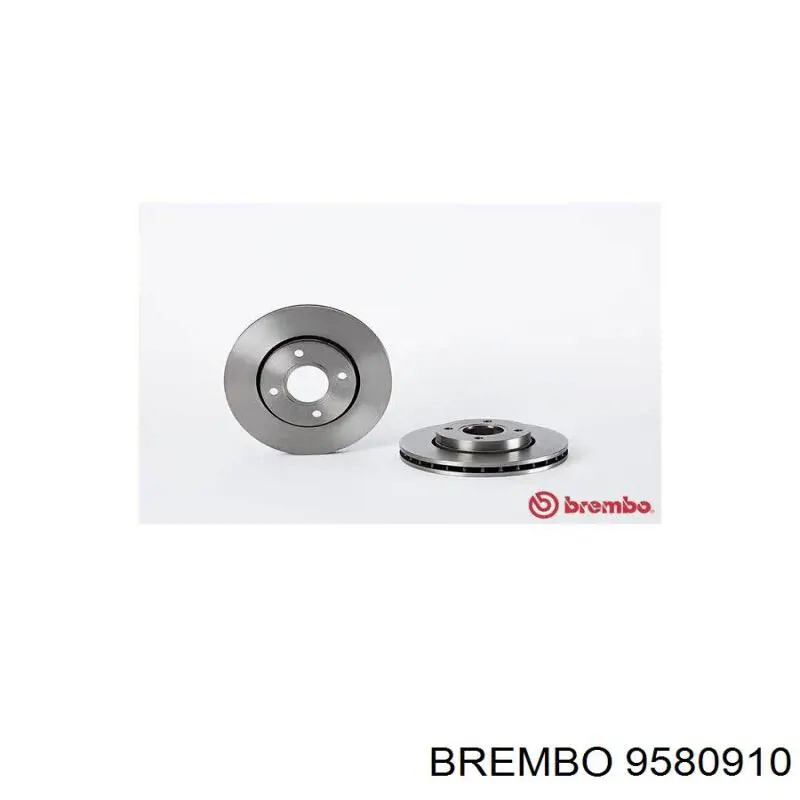 9580910 Brembo freno de disco delantero