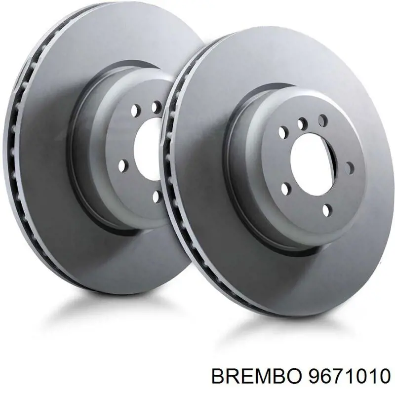 9671010 Brembo freno de disco delantero