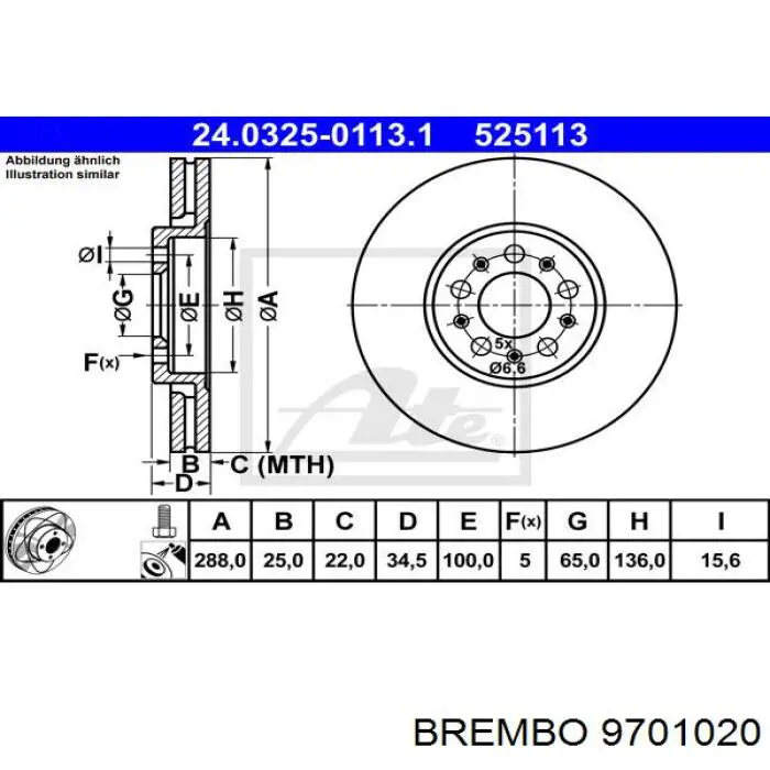 Freno de disco delantero Mercedes E C124