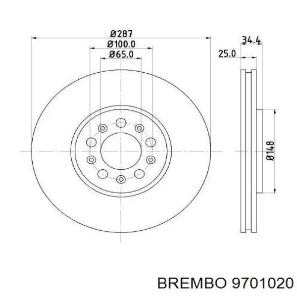 Freno de disco delantero Mercedes E C124
