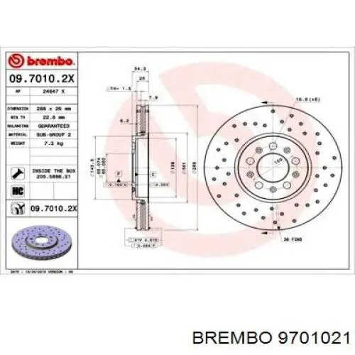 Freno de disco delantero Mercedes E C124