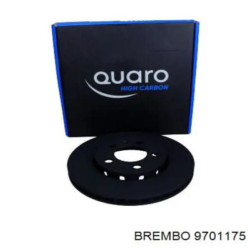 Disco de freno delantero 9701175 Brembo
