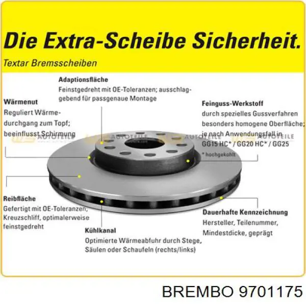Discos Brembo 9701175