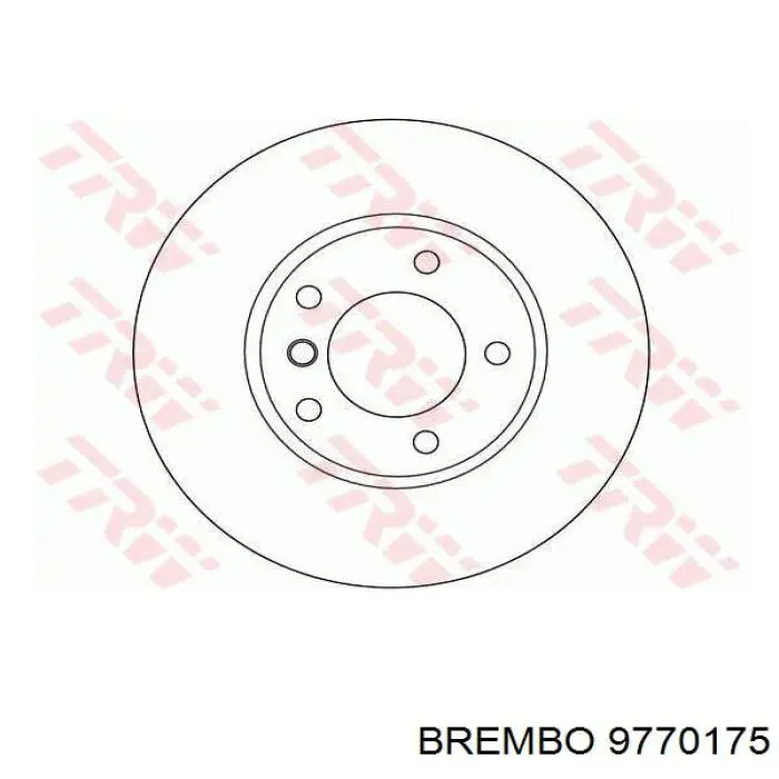 Disco de freno 9770175 Brembo