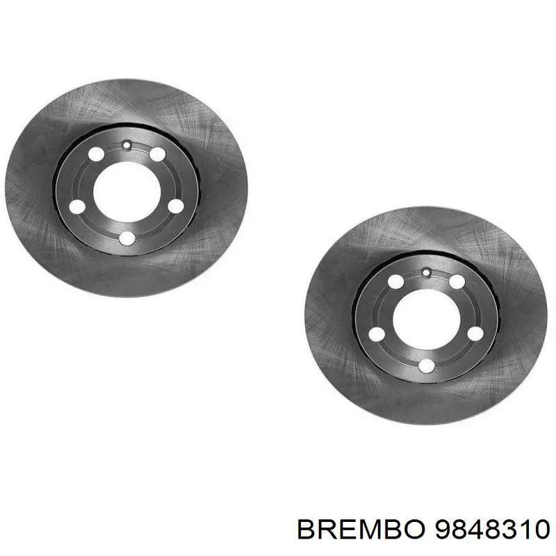 9848310 Brembo freno de disco delantero