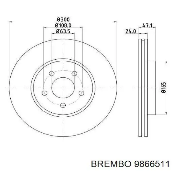 Freno de disco delantero Jaguar X-type CF1