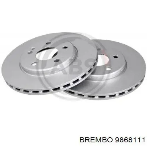 9868111 Brembo freno de disco delantero