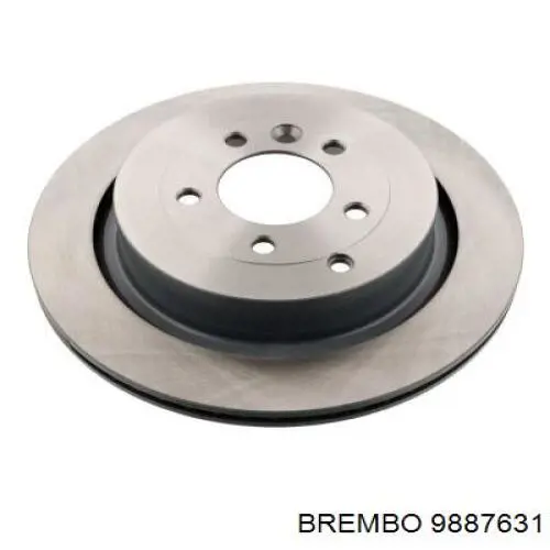 9887631 Brembo disco de freno trasero