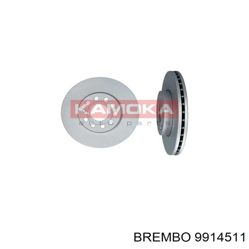 Freno de disco delantero Volkswagen Caddy 2 9K9