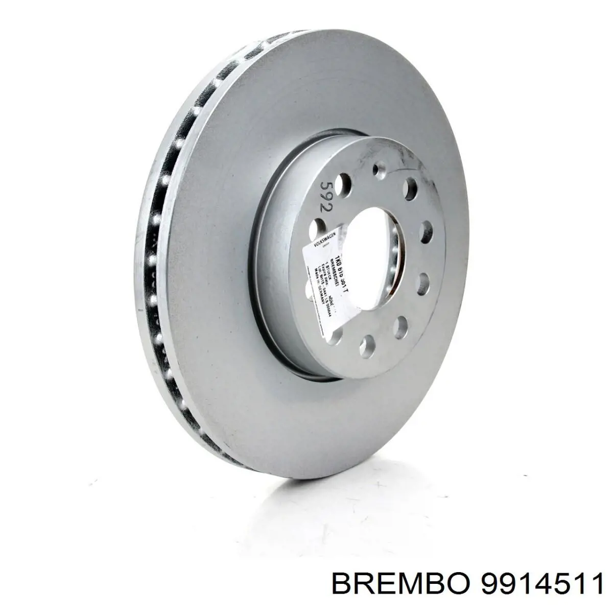 Freno de disco delantero Volkswagen Caddy 2 9K9