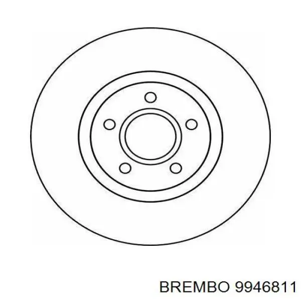 Freno de disco delantero Volvo V40 525, 526