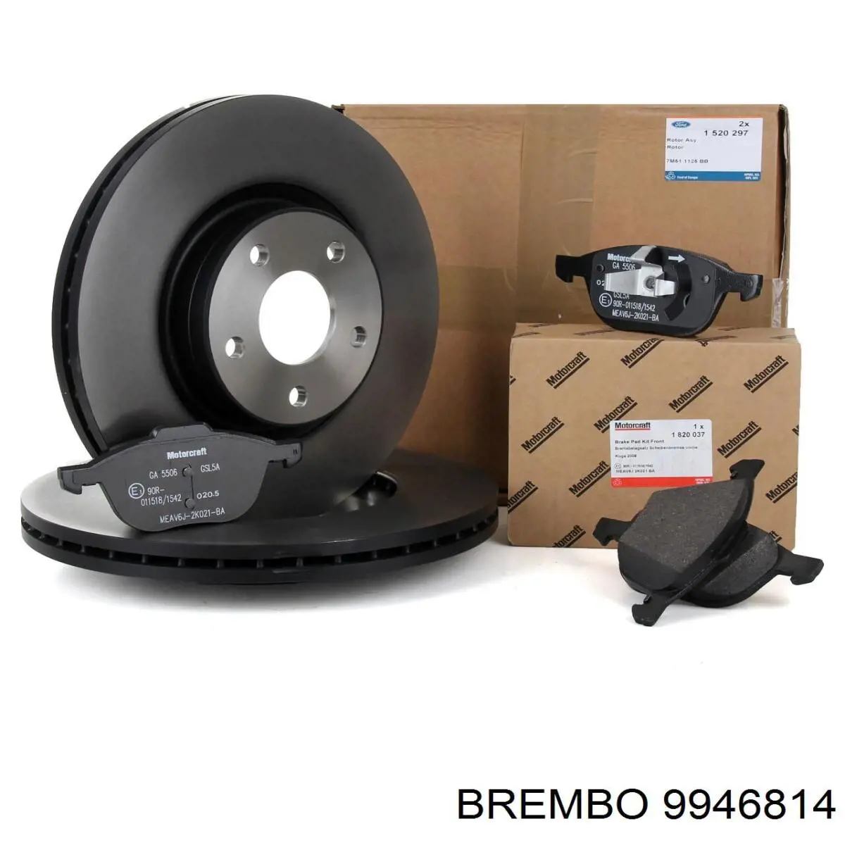 9946814 Brembo freno de disco delantero