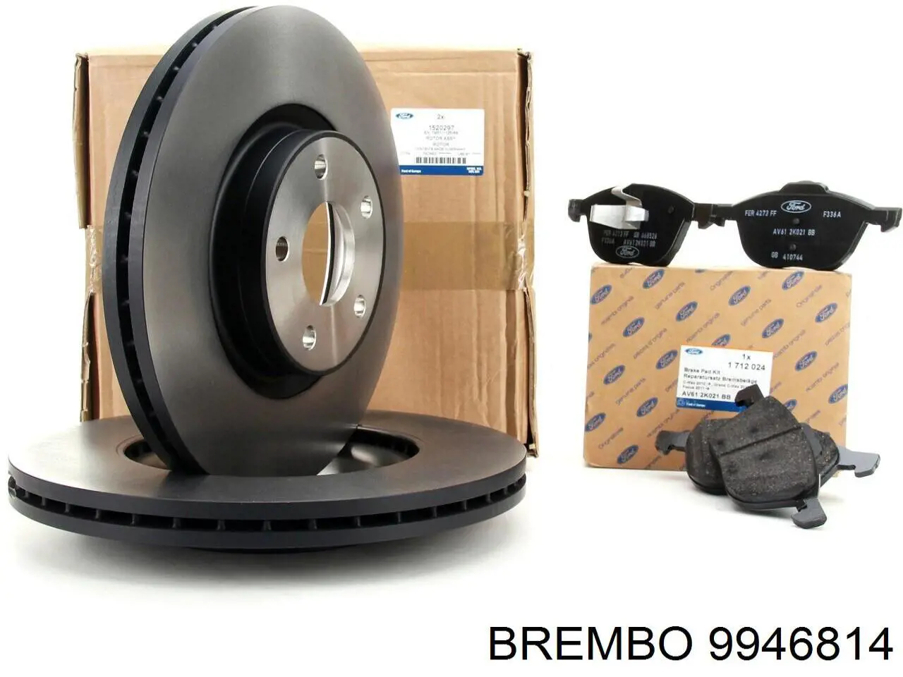 Freno de disco delantero Volvo V40 525, 526