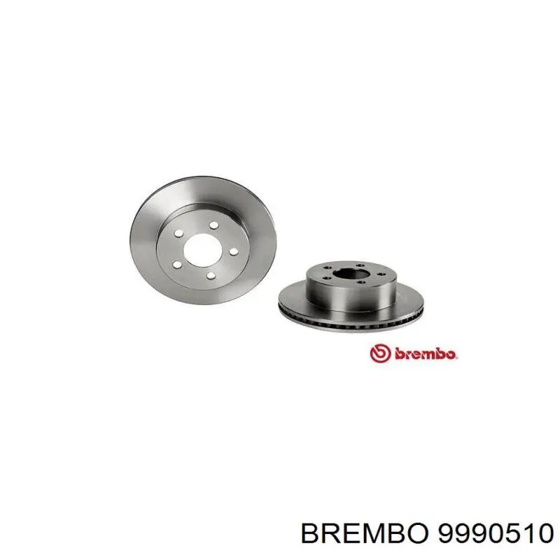 9990510 Brembo freno de disco delantero