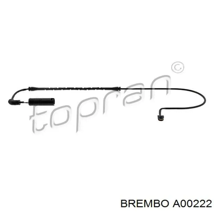 Comprar A00222 Brembo Sensor de desgaste de las pastillas de freno delanteras