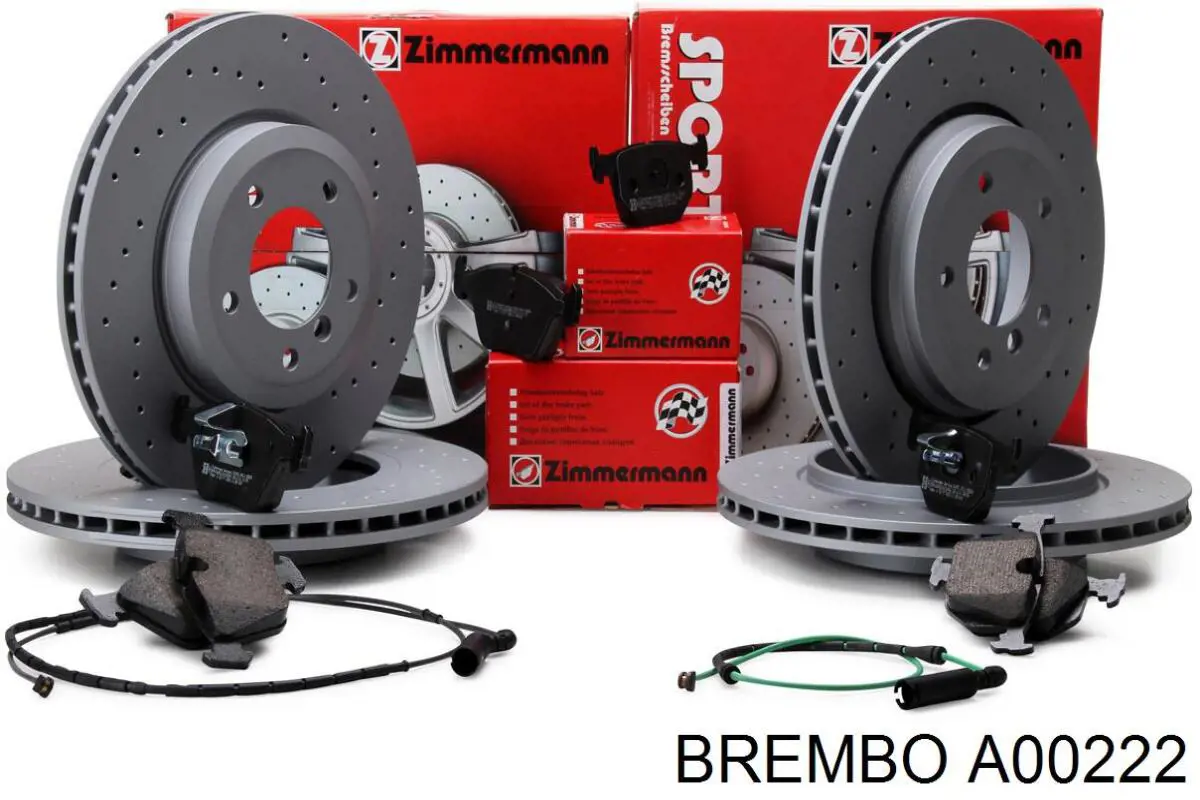 A 00 222 Brembo contacto de aviso, desgaste de los frenos