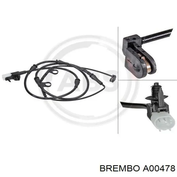 A00478 Brembo contacto de aviso, desgaste de los frenos