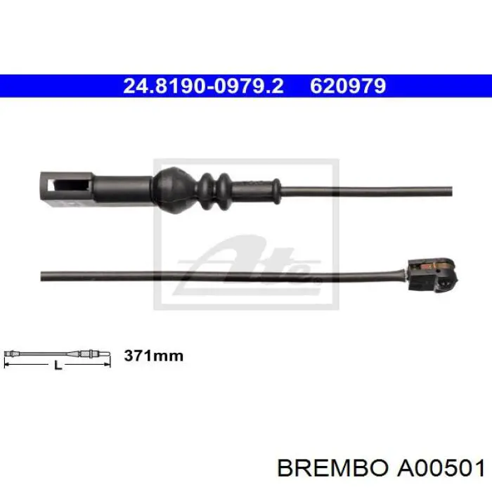Sensor de desgaste de pastillas de freno trasero Triclo 882144 precio, desde 4,66 EUR