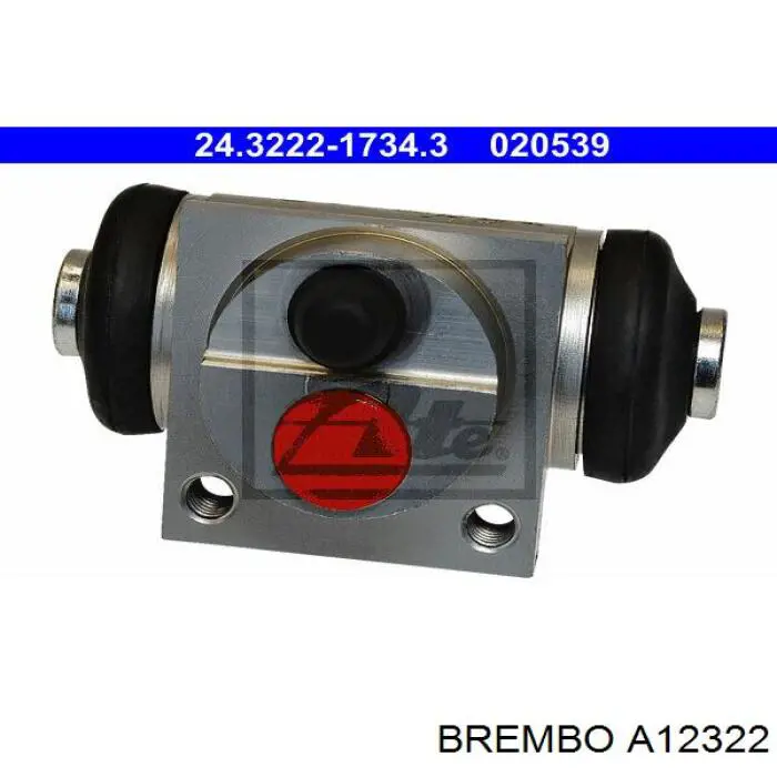 A12322 Brembo Cilindro de freno de rueda trasera