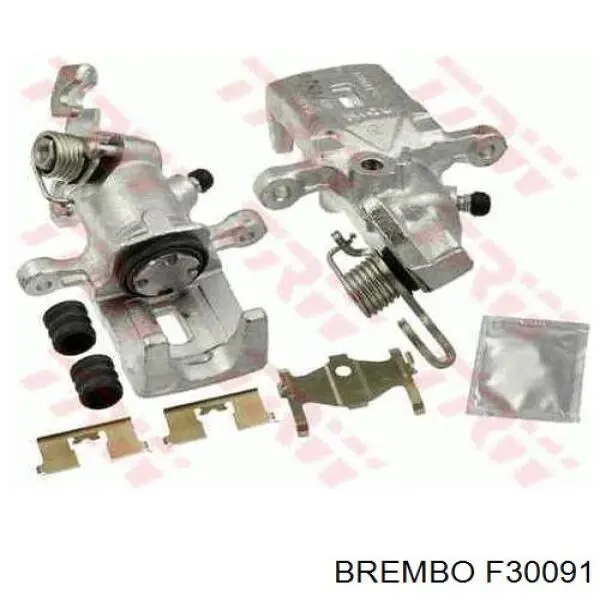 F30091 Brembo pinza de freno trasero derecho