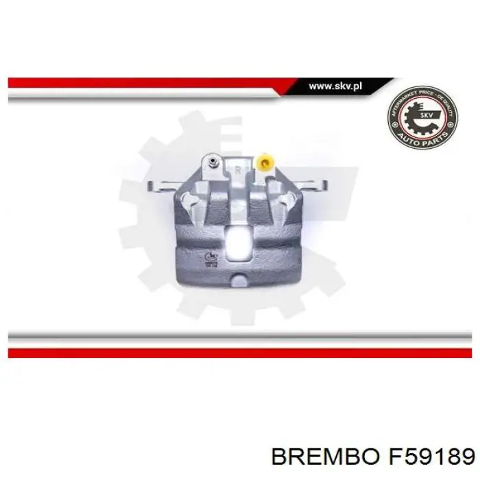 F 59 189 Brembo pinza de freno delantera derecha