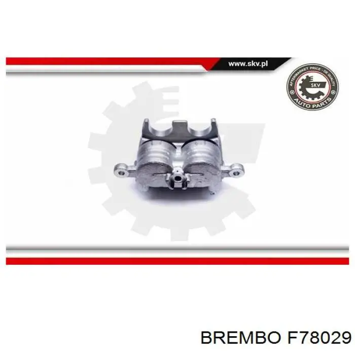 F78 029 Brembo pinza de freno delantera derecha