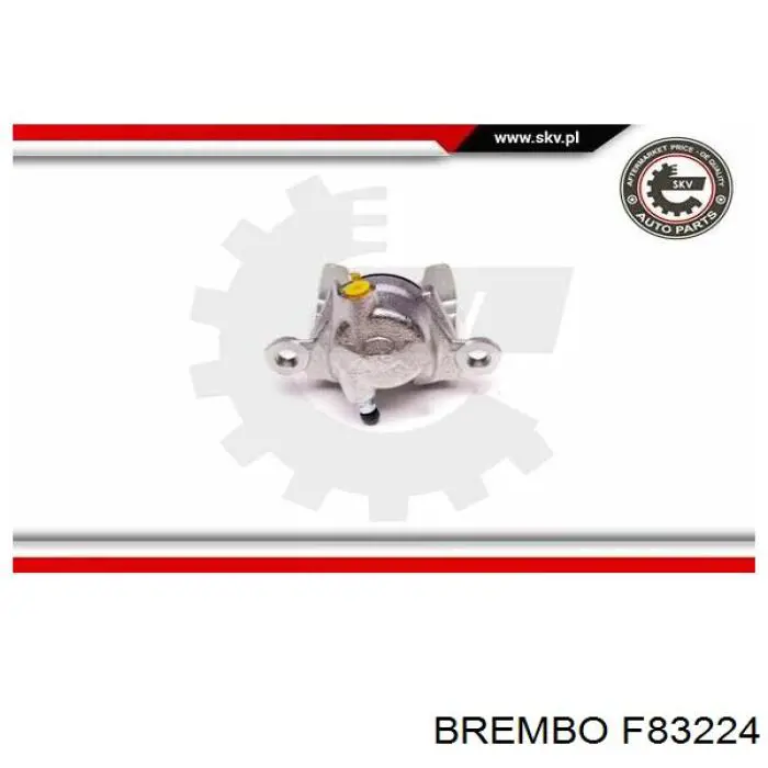 F 83 224 Brembo pinza de freno trasera izquierda