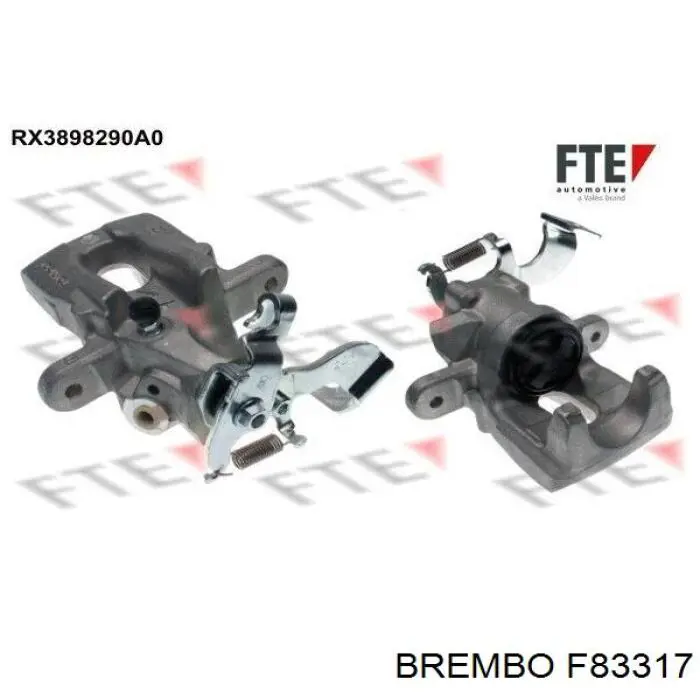 Pinza de freno trasera derecha 478301215184 Toyota
