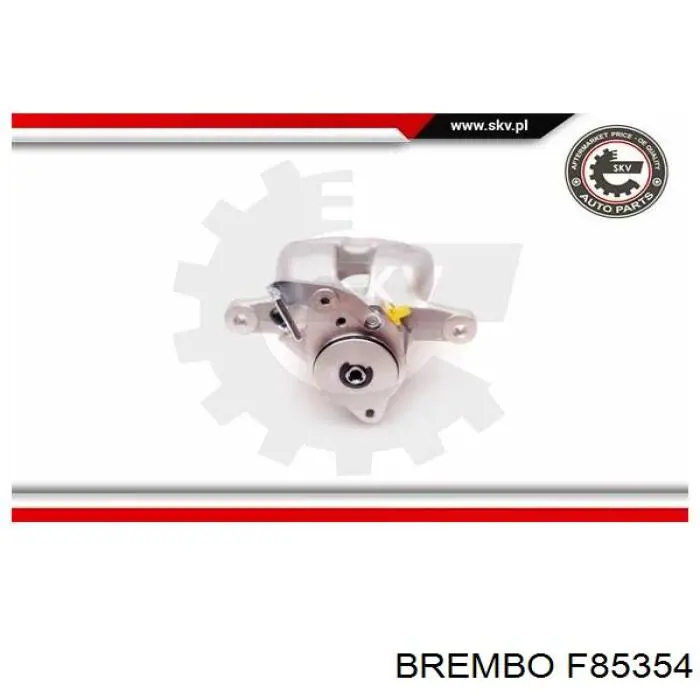 F 85 354 Brembo pinza de freno trasera izquierda