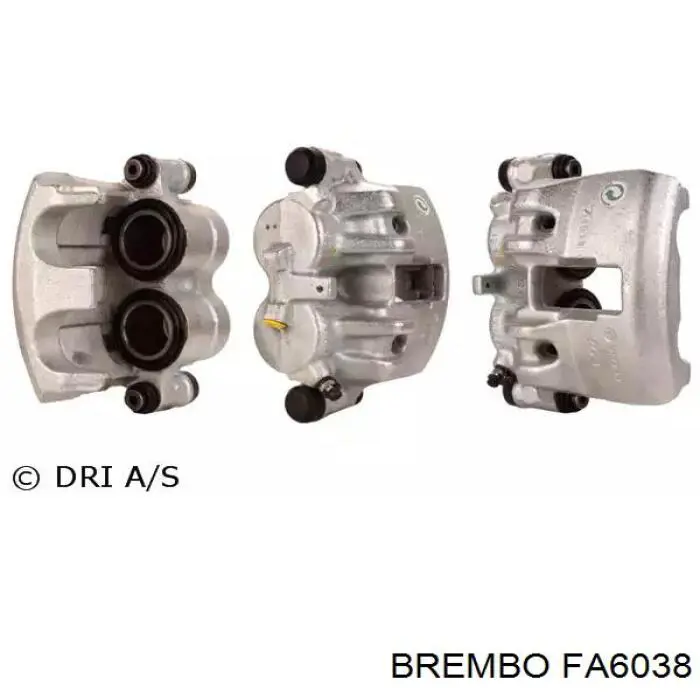 F A6 038 Brembo pinza de freno delantera izquierda