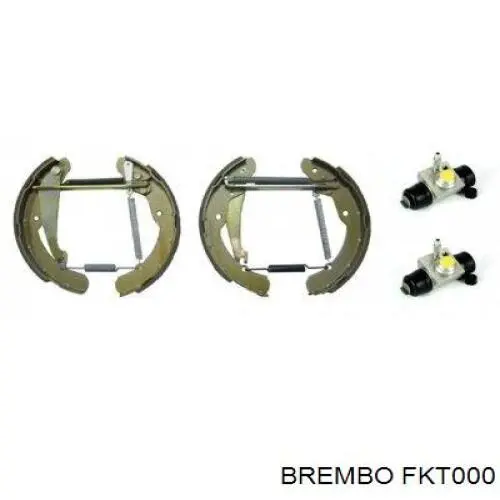 Kit de reparación de pinzas trasero Brembo FKT000