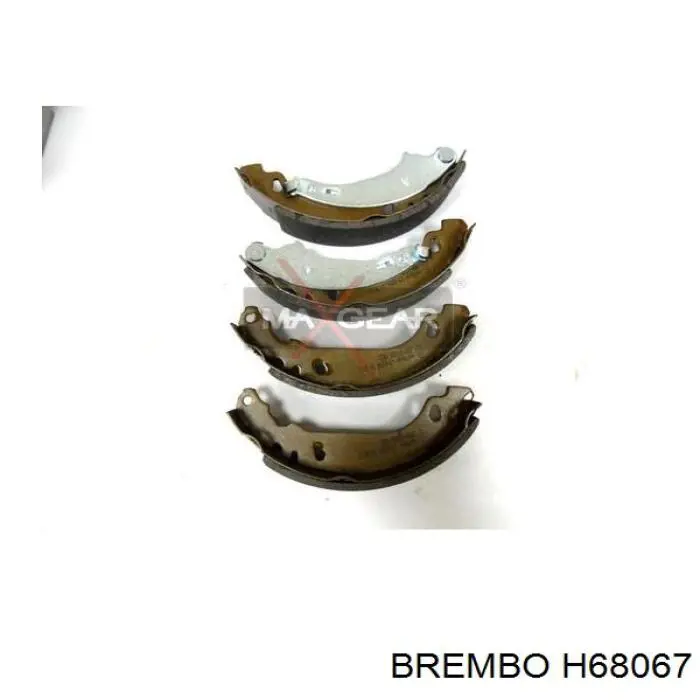 H68067 Brembo kit de frenos de tambor, con cilindros, completo
