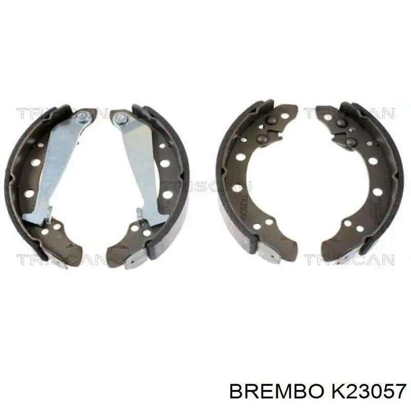K 23 057 Brembo kit de frenos de tambor, con cilindros, completo