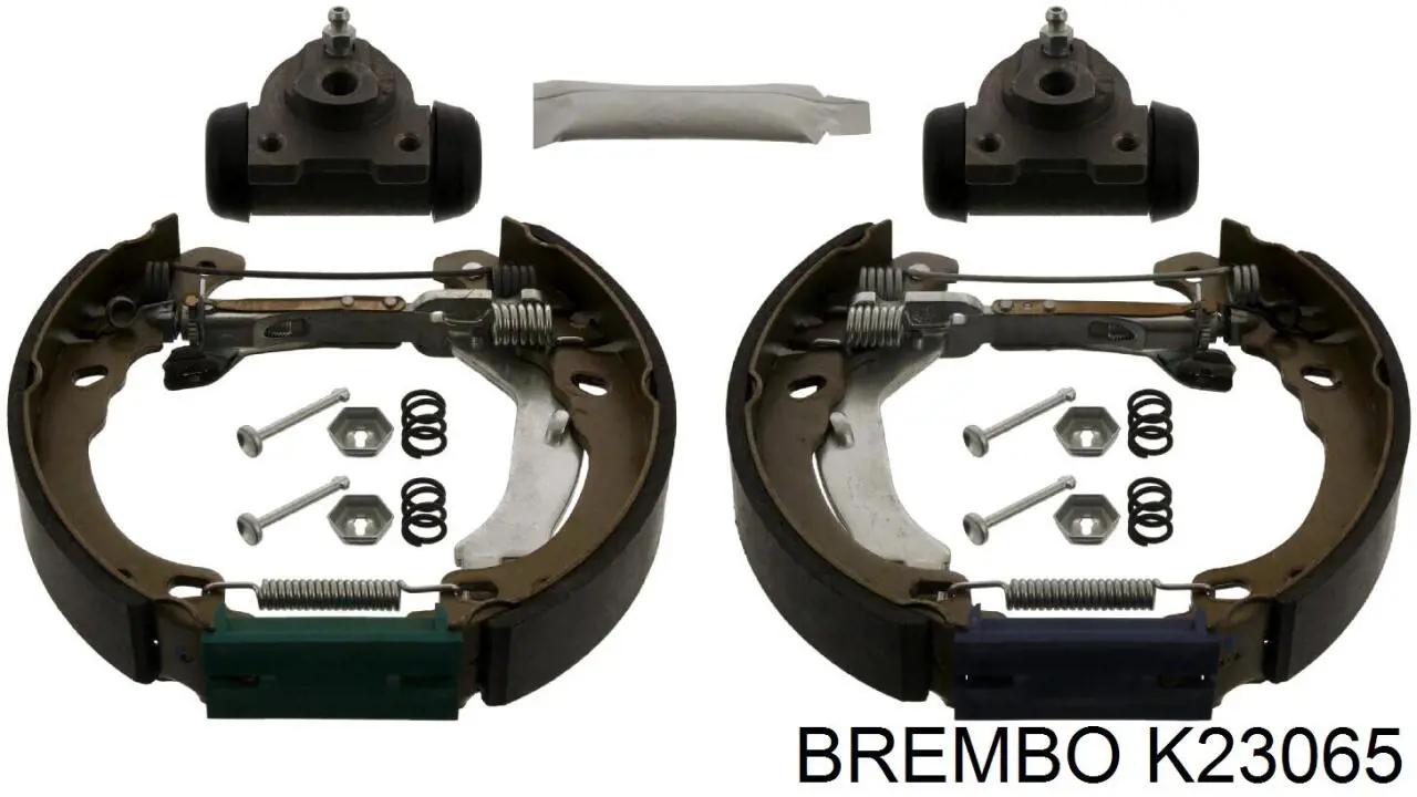 K23065 Brembo Kit frenos, disco de tambor, con cilindros, completo 