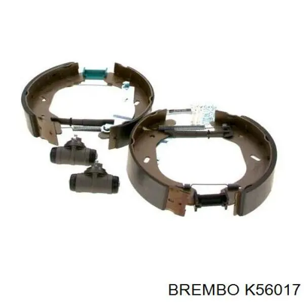 K 56 017 Brembo kit de frenos de tambor, con cilindros, completo