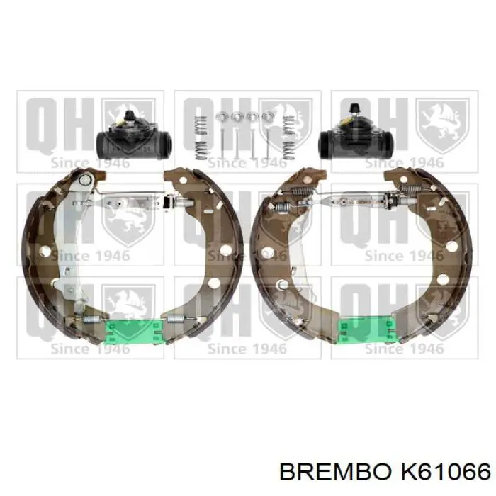 Zapatas de freno K61066 Brembo