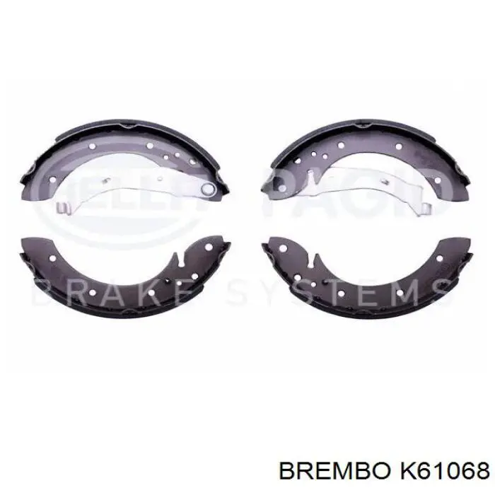 Zapatas de freno traseras Brembo K61068