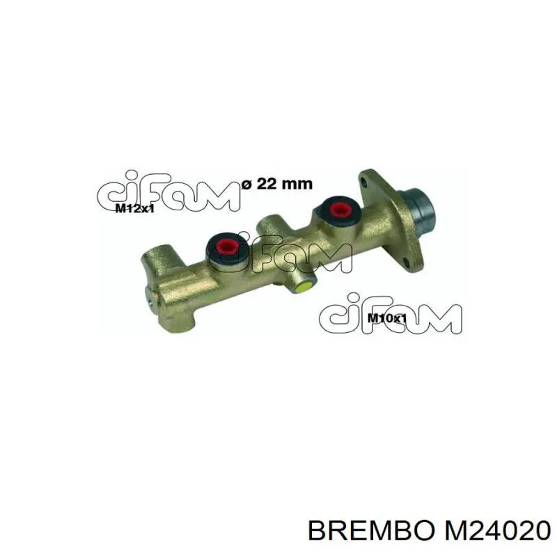 M24020 Brembo bomba de freno