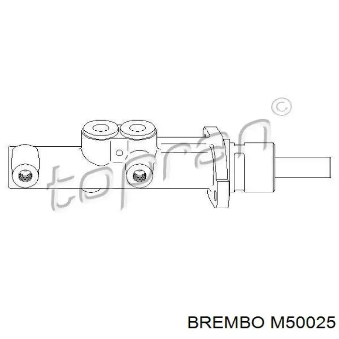 M50025 Brembo cilindro principal de freno