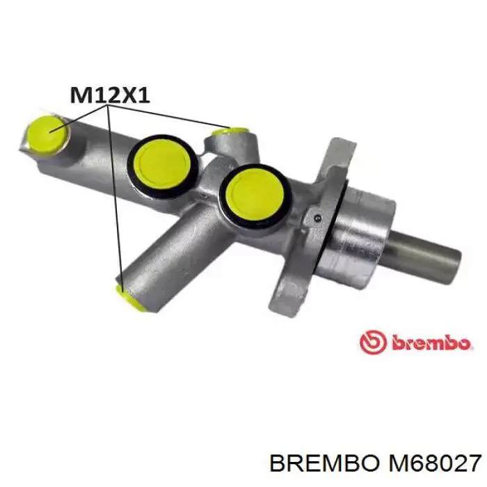 M68027 Brembo cilindro principal de freno