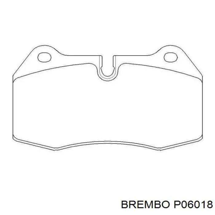 Comprar P06018 Brembo Pastillas delanteras de freno