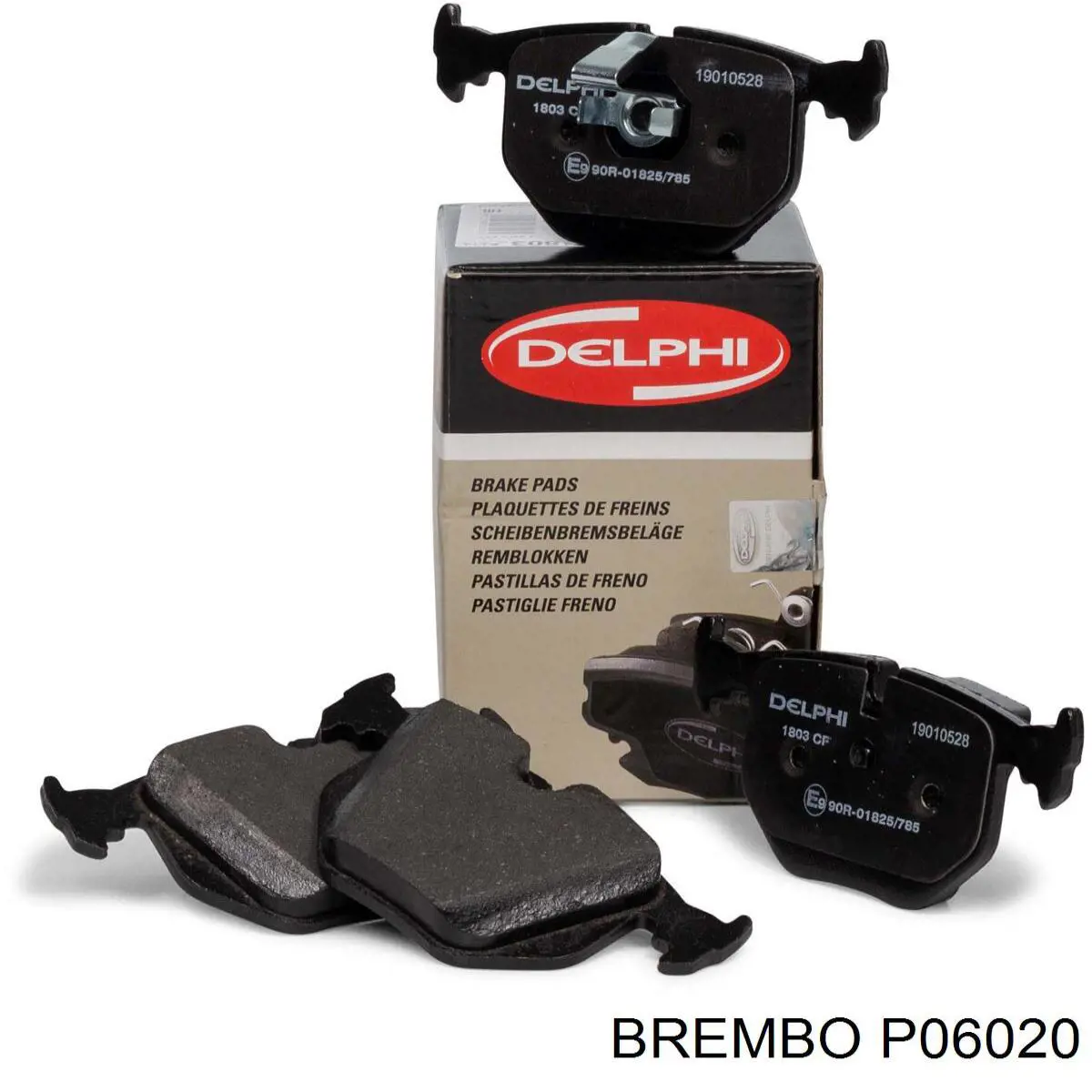 P06020 Brembo pastillas de freno traseras