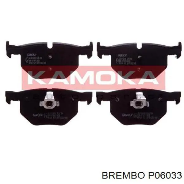 Comprar P06033 Brembo Pastillas de freno traseras