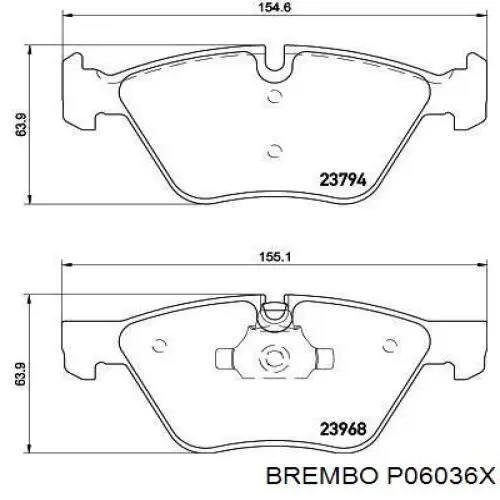 P06036X Brembo