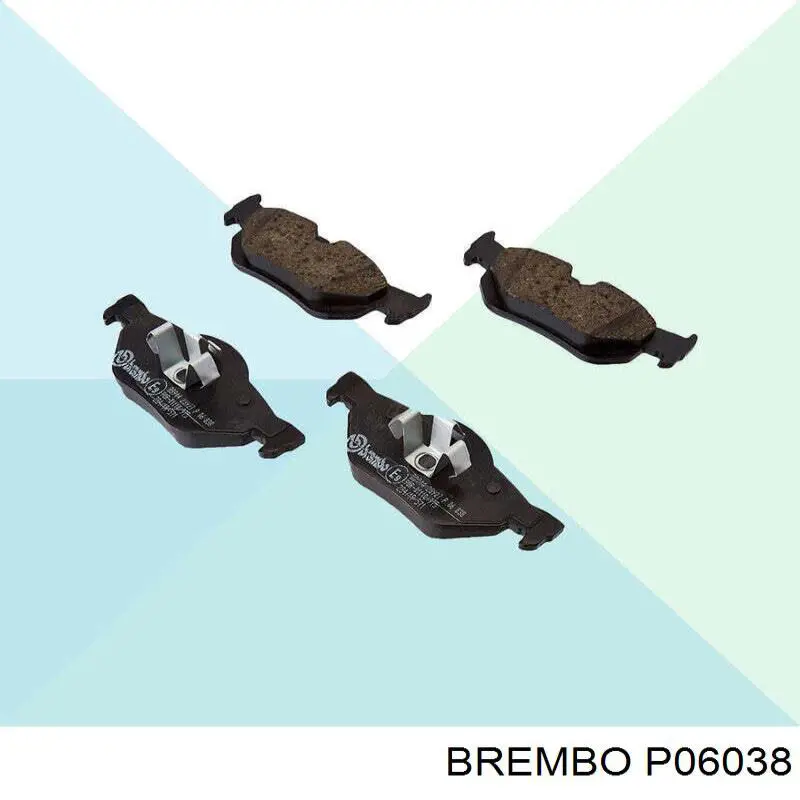 Comprar P06038 Brembo Pastillas de freno traseras
